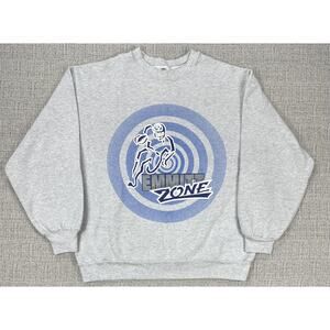 Vintage Emmitt Zone Sweatshirt Mens Large Gray Starter Crewneck NFL Football 90s